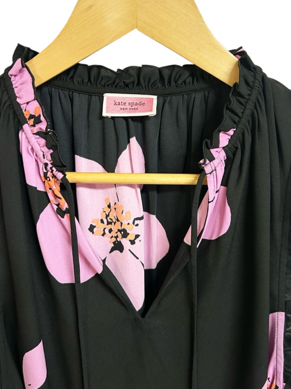 Kate Spade Blouse in Grand Flora Print Size Small - Picture 4 of 8